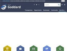 Tablet Screenshot of goddardks.gov